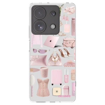 Picasee silikonowe przeźroczyste etui na Xiaomi Redmi Note 13 Pro 4G - Glam Babe