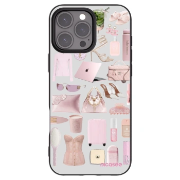 Picasee silikonowe czarne etui na Apple iPhone 16 Pro Max - Glam Babe