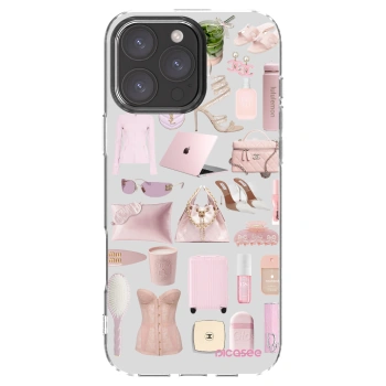 Picasee silikonowe przeźroczyste etui na Apple iPhone 16 Pro Max - Glam Babe
