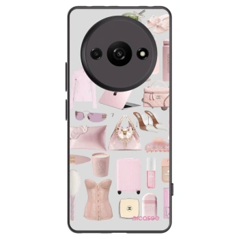 Picasee silikonowe czarne etui na Xiaomi Redmi A3 - Glam Babe