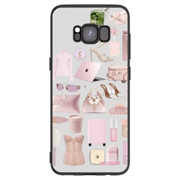 Picasee silikonowe czarne etui na Samsung Galaxy S8 G950F - Glam Babe