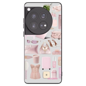 Picasee silikonowe czarne etui na OnePlus 12 5G - Glam Babe