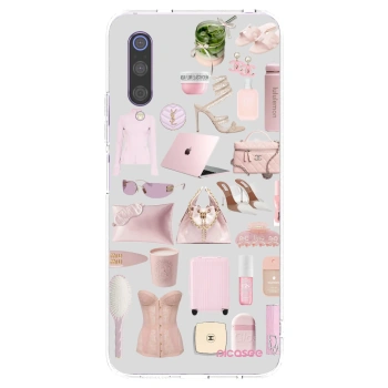 Picasee silikonowe przeźroczyste etui na Xiaomi Mi 9 - Glam Babe