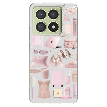Picasee silikonowe przeźroczyste etui na Xiaomi 14T - Glam Babe