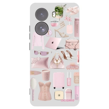 Picasee silikonowe czarne etui na Xiaomi Poco X7 - Glam Babe