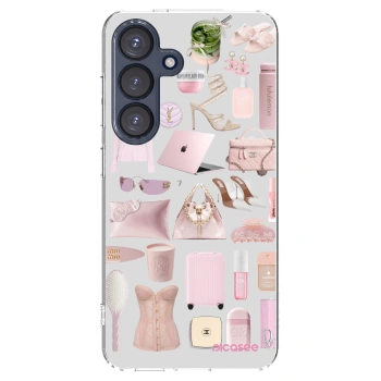 Picasee silikonowe przeźroczyste etui na Samsung Galaxy S25 5G - Glam Babe