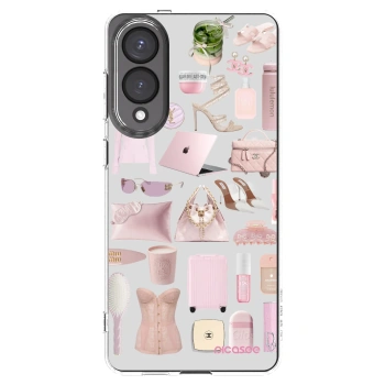 Picasee silikonowe przeźroczyste etui na Samsung Galaxy S25 Edge 5G - Glam Babe