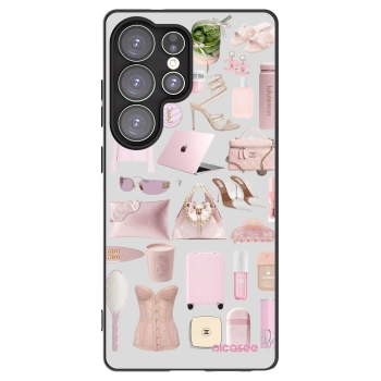 Picasee silikonowe czarne etui na Samsung Galaxy S25 Ultra 5G - Glam Babe