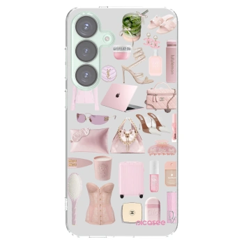 Picasee silikonowe przeźroczyste etui na Samsung Galaxy S25+ 5G - Glam Babe