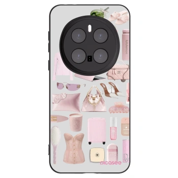 Picasee silikonowe czarne etui na Honor Magic7 Pro 5G - Glam Babe