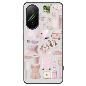 Picasee silikonowe czarne etui na Xiaomi Poco F7 Pro 5G - Glam Babe