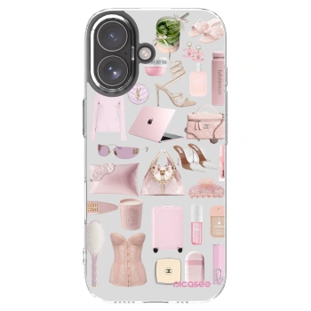 Picasee silikonowe przeźroczyste etui na Apple iPhone 17 - Glam Babe