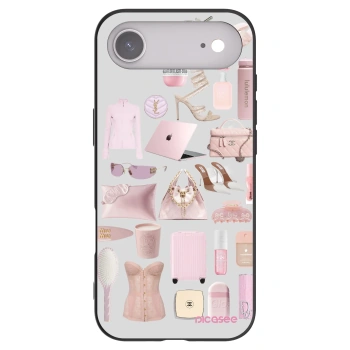 Picasee silikonowe czarne etui na Apple iPhone Air - Glam Babe