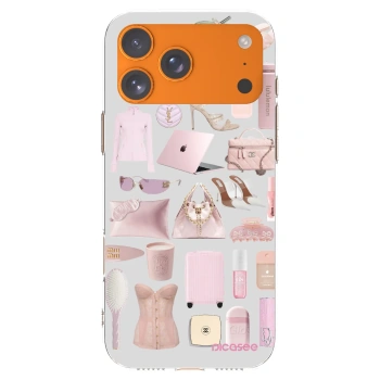 Picasee silikonowe przeźroczyste etui na Apple iPhone 17 Pro Max - Glam Babe