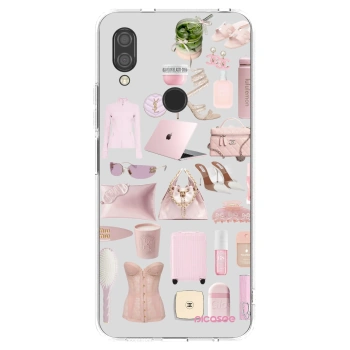 Picasee silikonowe przeźroczyste etui na Xiaomi Redmi 7 - Glam Babe