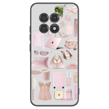 Picasee silikonowe czarne etui na OnePlus 13R 5G - Glam Babe
