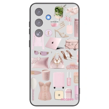 Picasee silikonowe czarne etui na Samsung Galaxy S25 FE 5G - Glam Babe