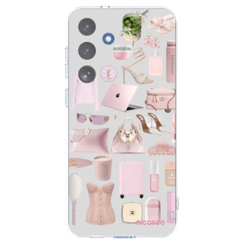 Picasee silikonowe przeźroczyste etui na Samsung Galaxy S25 FE 5G - Glam Babe