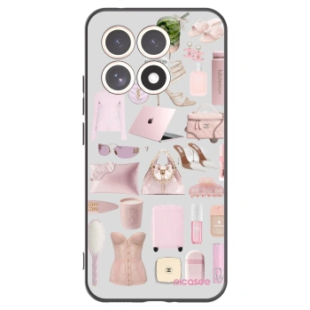 Picasee silikonowe czarne etui na Xiaomi 15T - Glam Babe
