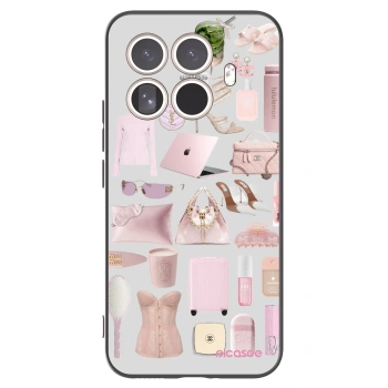 Picasee silikonowe czarne etui na Xiaomi 15T Pro - Glam Babe