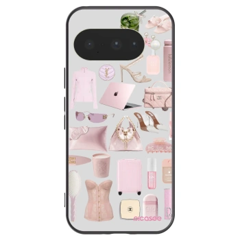 Picasee silikonowe czarne etui na Google Pixel 10 - Glam Babe