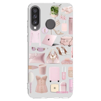 Picasee silikonowe przeźroczyste etui na Huawei P30 Lite - Glam Babe