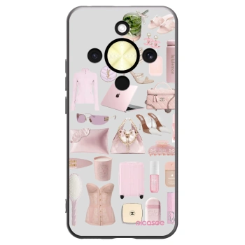 Picasee silikonowe czarne etui na Honor Magic8 Lite 5G - Glam Babe