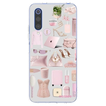 Picasee silikonowe przeźroczyste etui na Xiaomi Mi 9 SE - Glam Babe