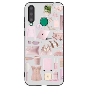 Picasee silikonowe czarne etui na Honor 20 Lite - Glam Babe