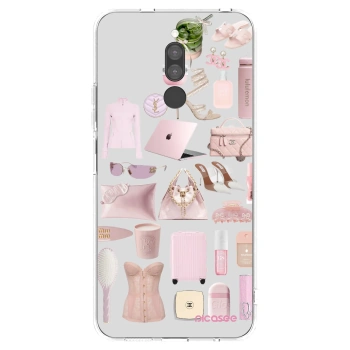 Picasee silikonowe przeźroczyste etui na Xiaomi Redmi 8 - Glam Babe