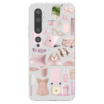 Picasee silikonowe przeźroczyste etui na Xiaomi Mi Note 10 (Pro) - Glam Babe