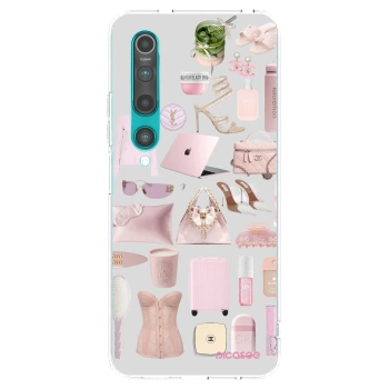 Picasee silikonowe przeźroczyste etui na Xiaomi Mi 10 - Glam Babe