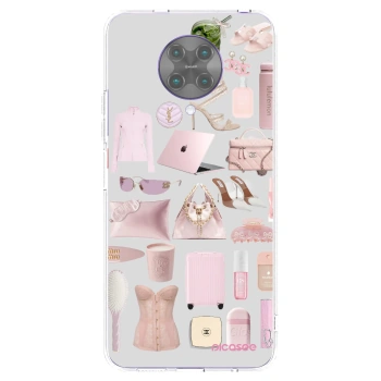 Picasee silikonowe przeźroczyste etui na Xiaomi Poco F2 Pro - Glam Babe