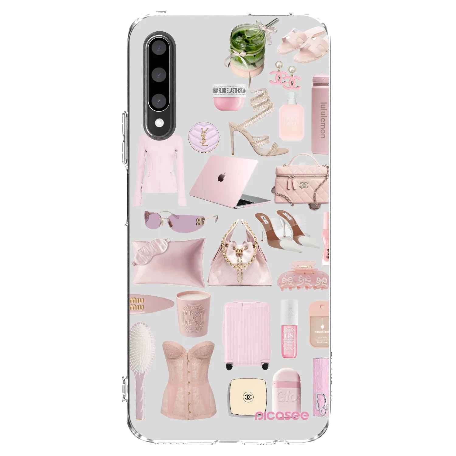 Picasee silikonowe przeźroczyste etui na Honor 9X Pro - Glam Babe