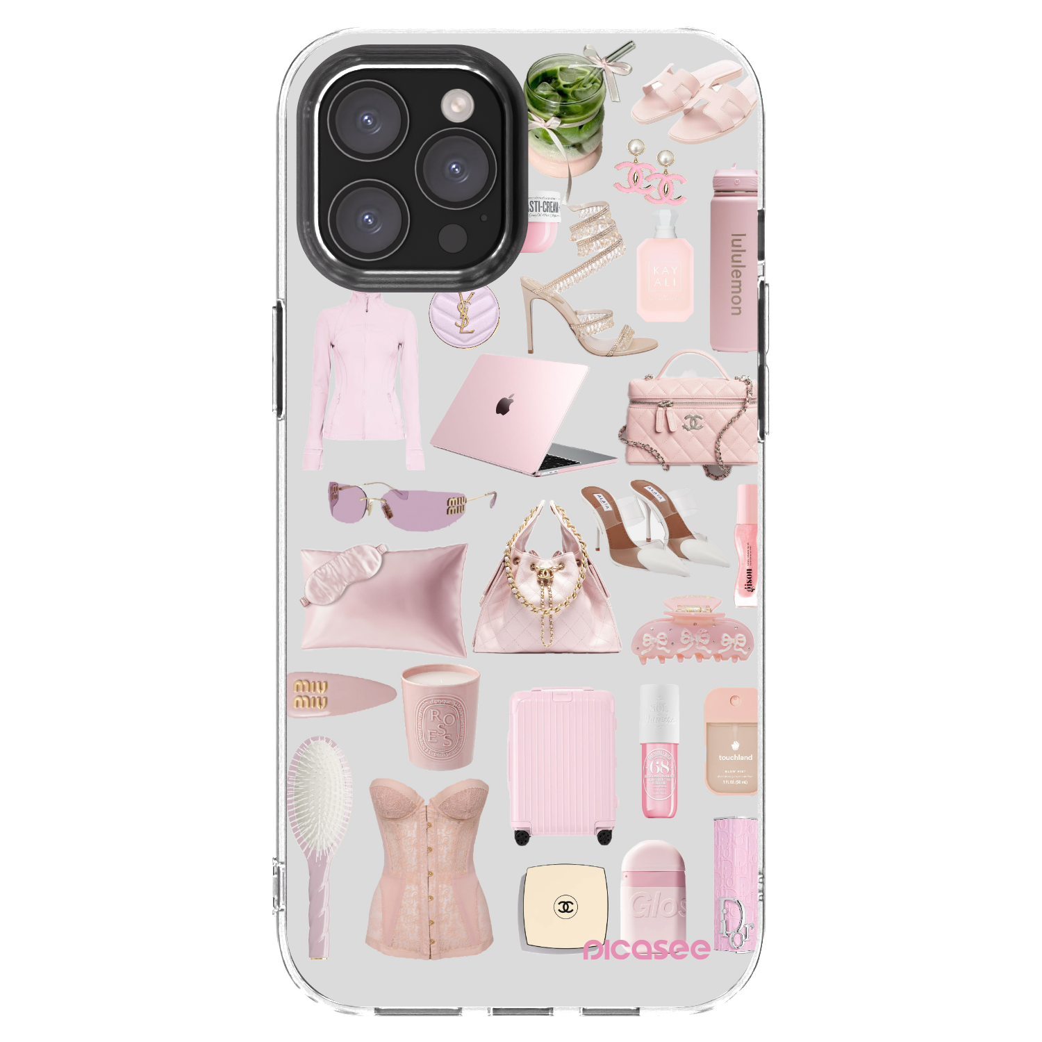 Picasee silikonowe przeźroczyste etui na Apple iPhone 12 Pro Max - Glam Babe