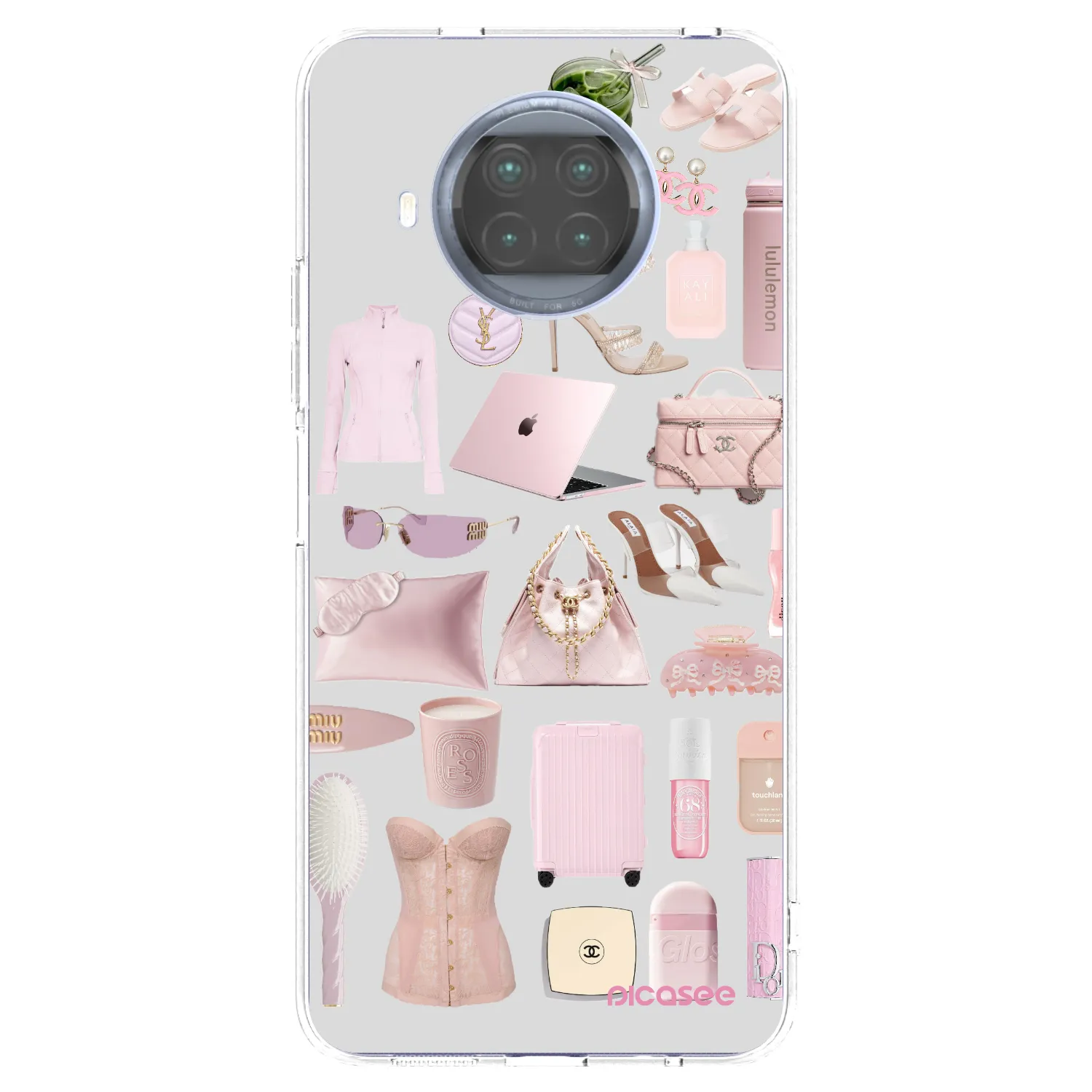 Picasee silikonowe przeźroczyste etui na Xiaomi Mi 10T Lite - Glam Babe