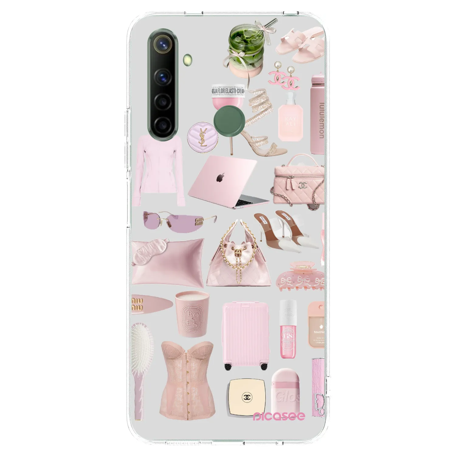 Picasee silikonowe przeźroczyste etui na Realme 6i - Glam Babe