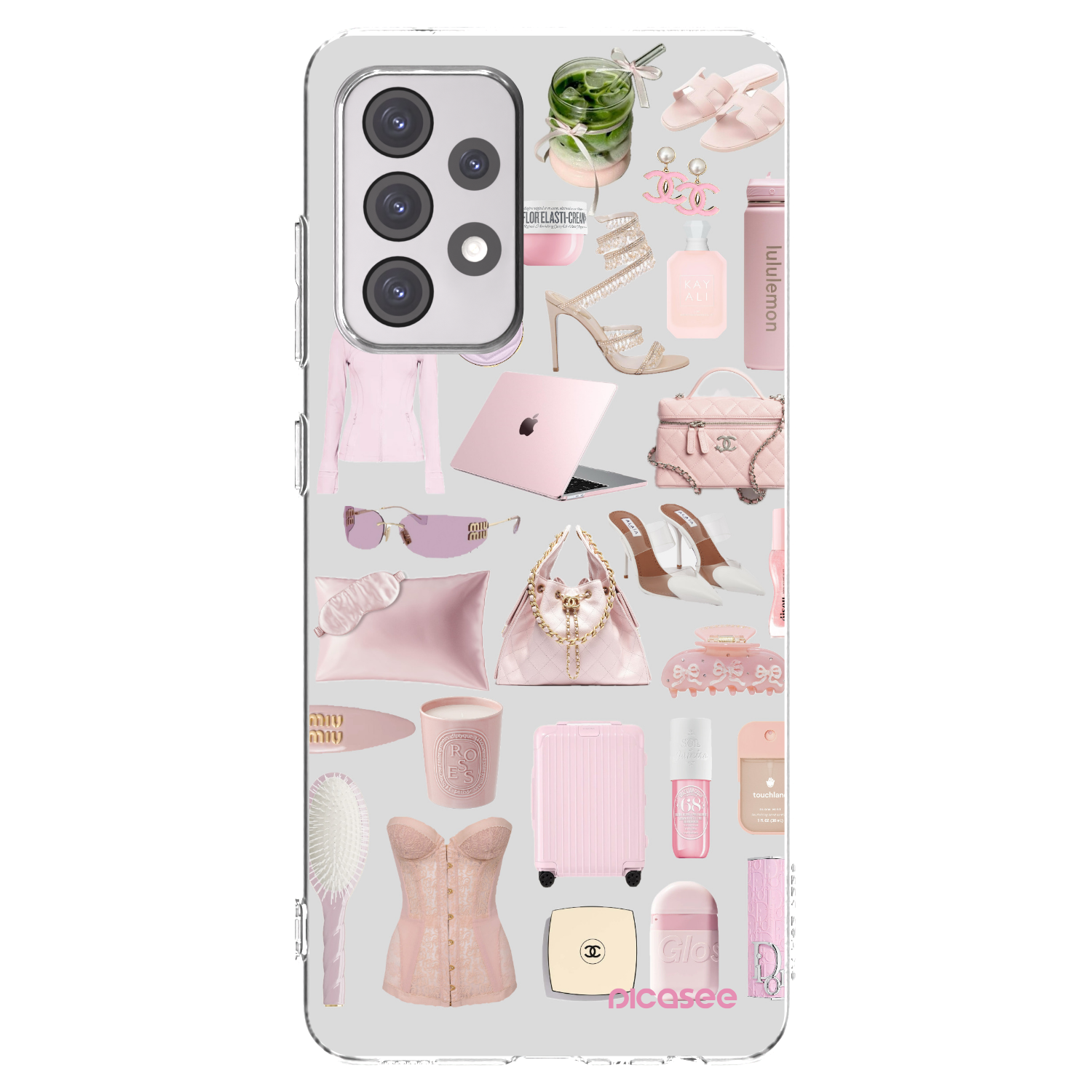 Picasee silikonowe przeźroczyste etui na Samsung Galaxy A52 5G A525F - Glam Babe