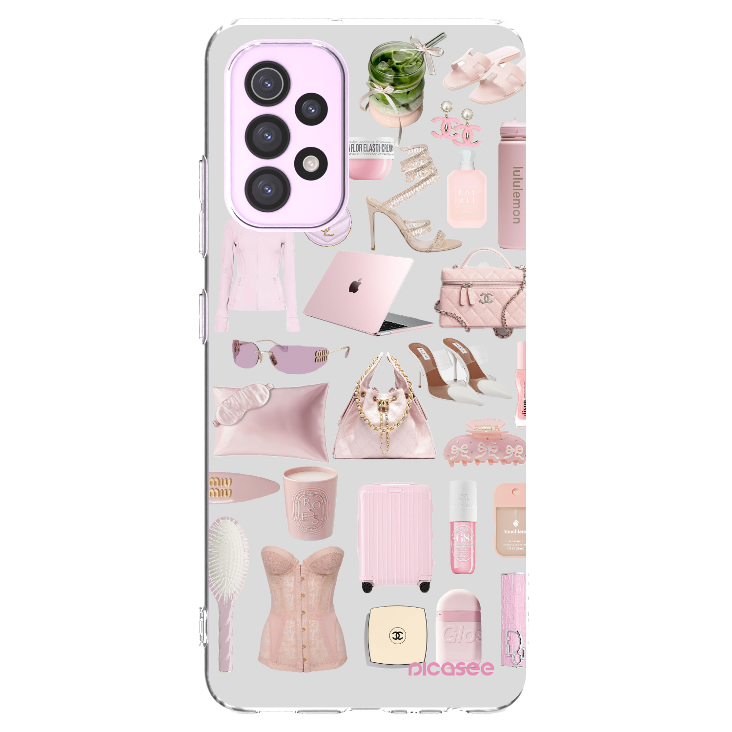 Picasee silikonowe przeźroczyste etui na Samsung Galaxy A32 5G A326B - Glam Babe