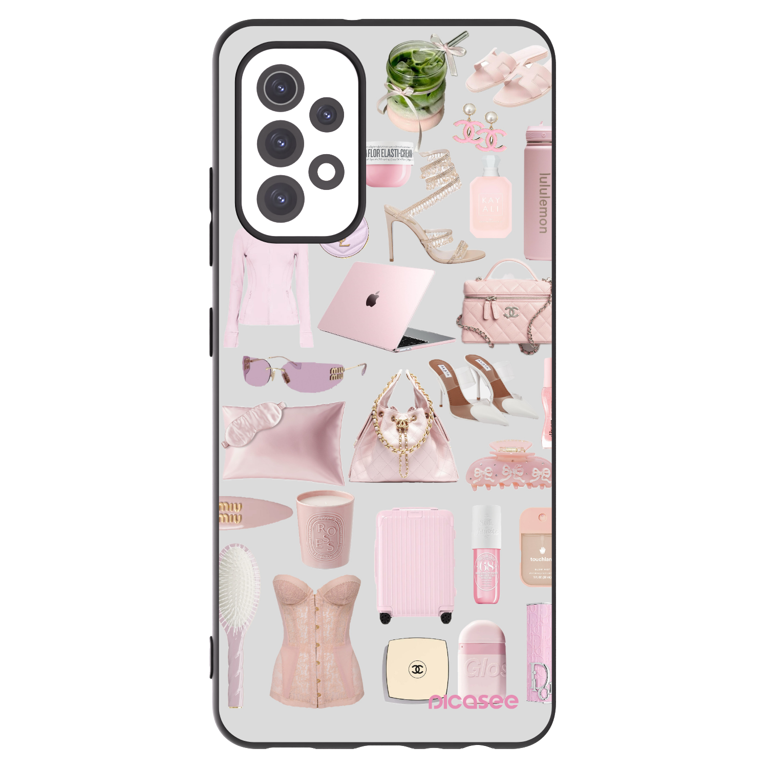 Picasee silikonowe czarne etui na Samsung Galaxy A32 5G A326B - Glam Babe