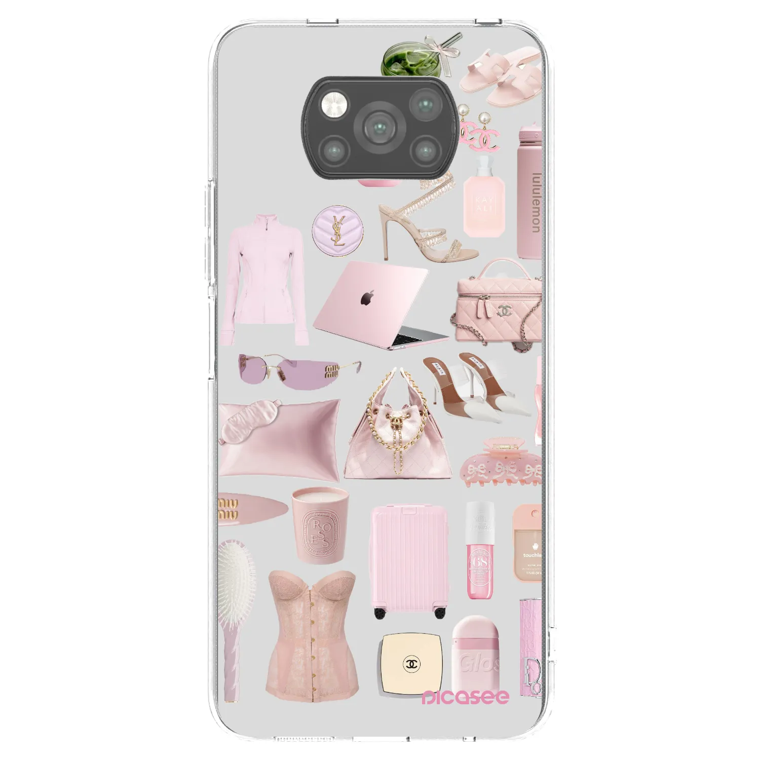 Picasee silikonowe czarne etui na Xiaomi Poco X3 Pro - Glam Babe