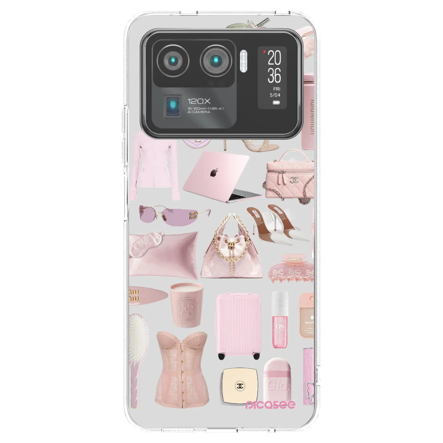 Picasee silikonowe przeźroczyste etui na Xiaomi Mi 11 Ultra - Glam Babe
