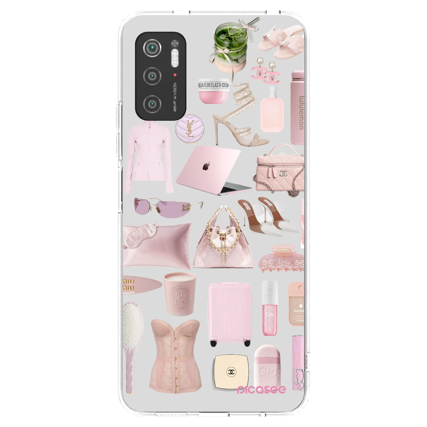 Picasee silikonowe przeźroczyste etui na Xiaomi Poco M3 Pro 5G - Glam Babe