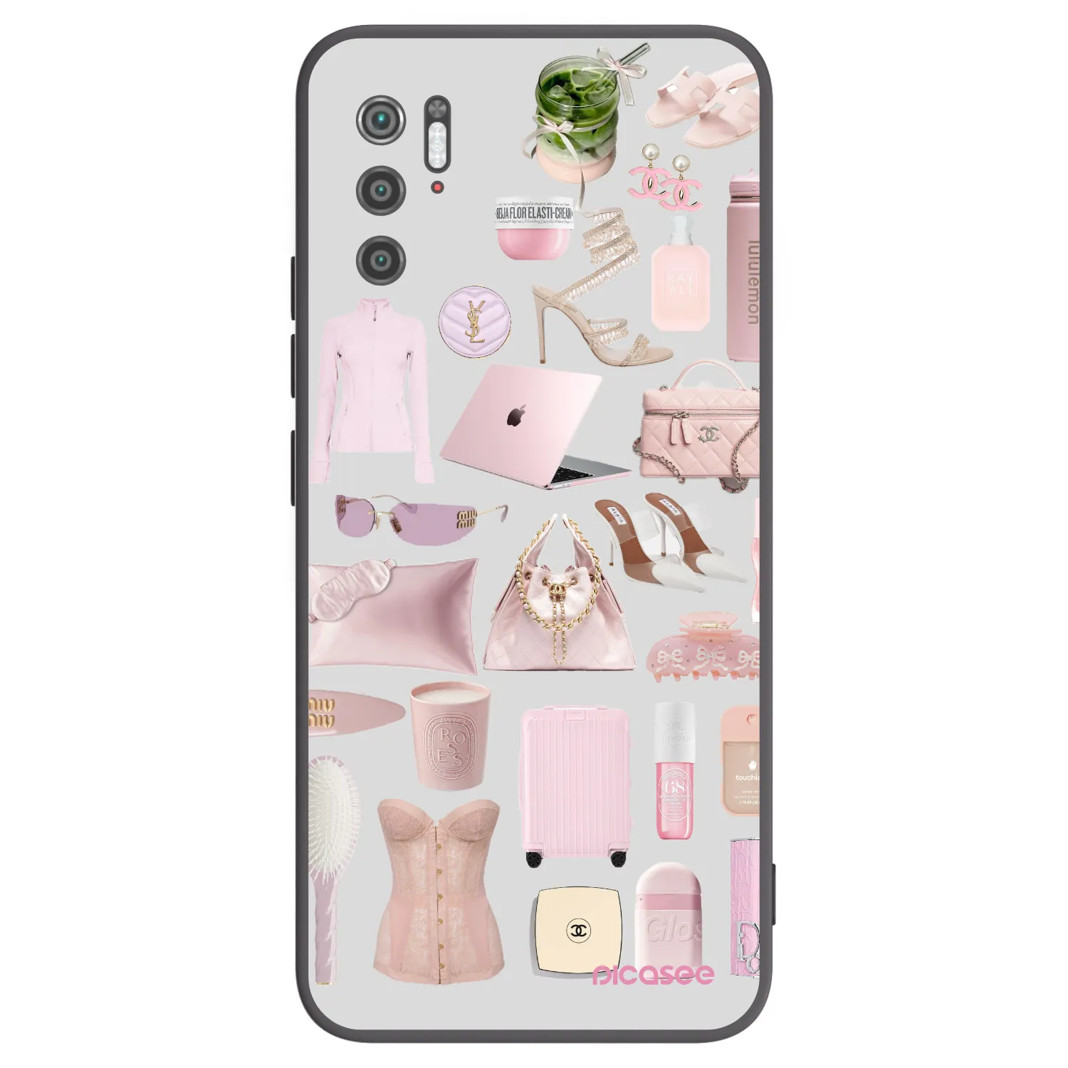 Picasee silikonowe czarne etui na Xiaomi Poco M3 Pro 5G - Glam Babe