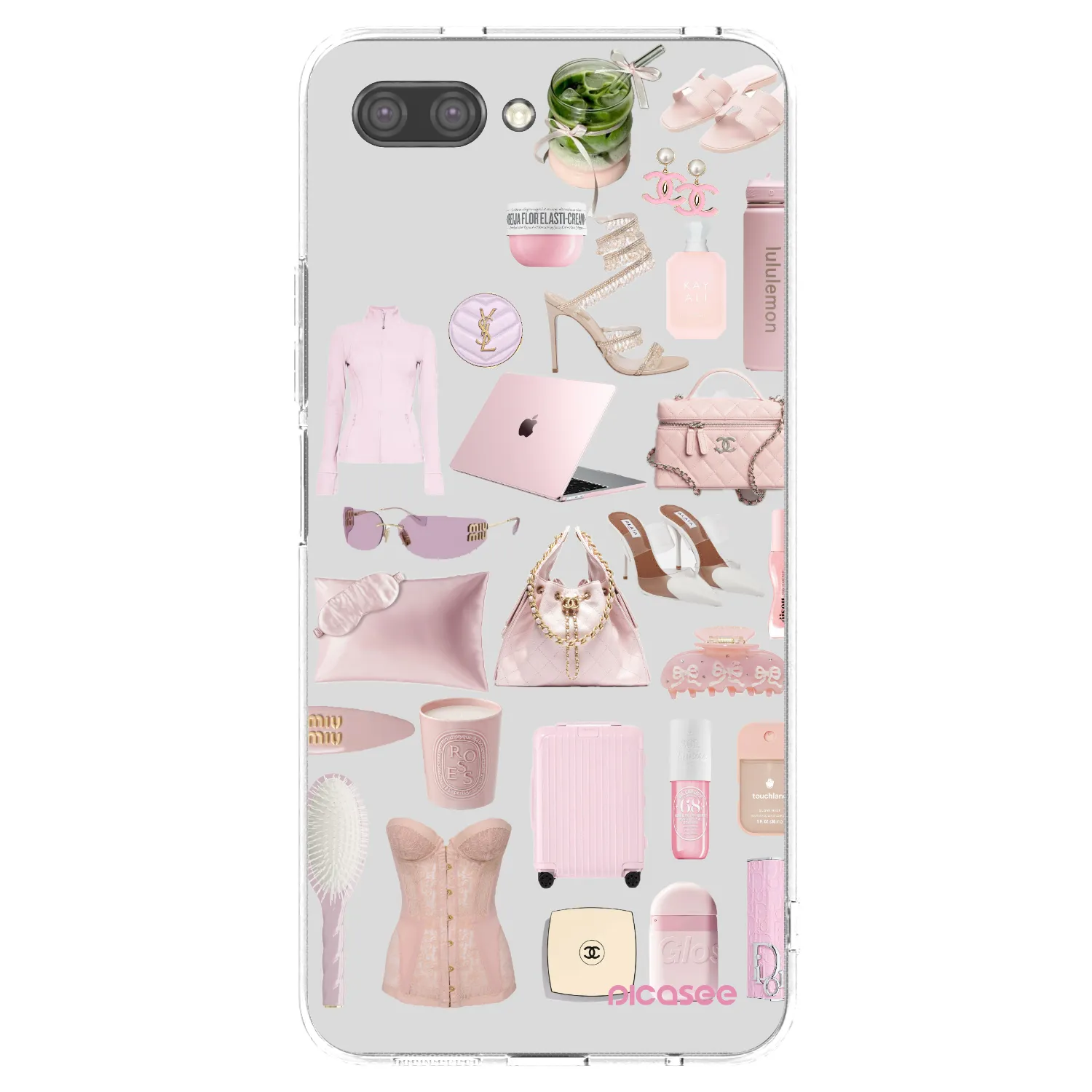 Picasee silikonowe przeźroczyste etui na Honor 10 - Glam Babe