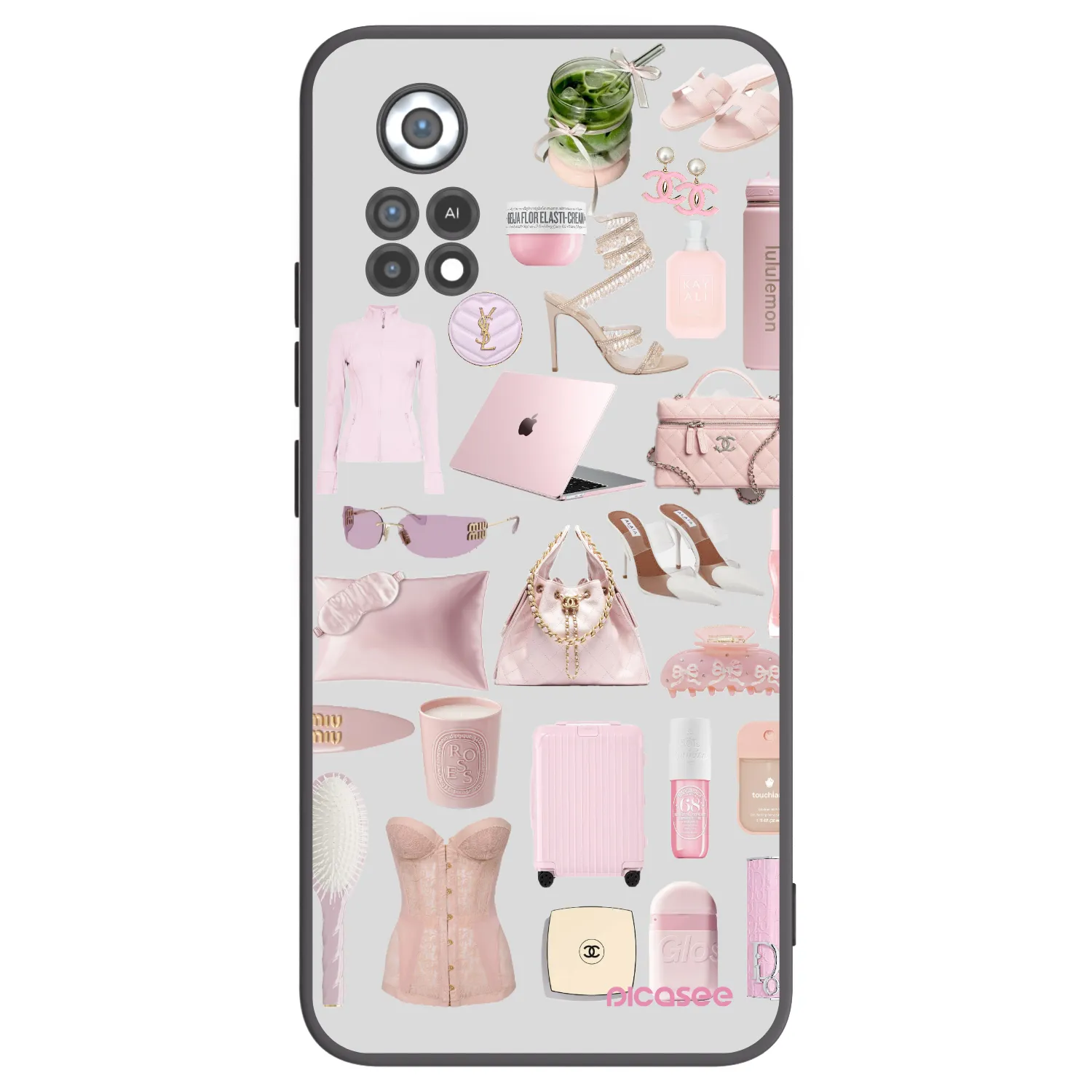 Picasee silikonowe czarne etui na Xiaomi Poco X4 Pro 5G - Glam Babe
