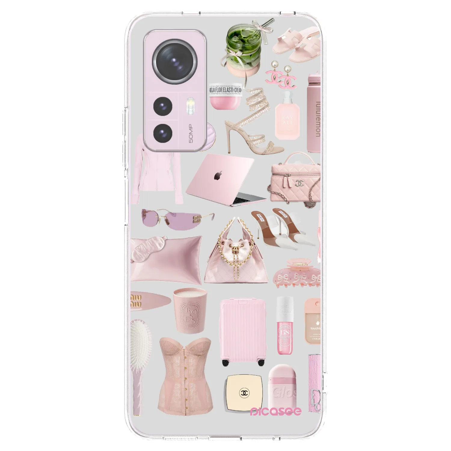 Picasee silikonowe przeźroczyste etui na Xiaomi 12 - Glam Babe