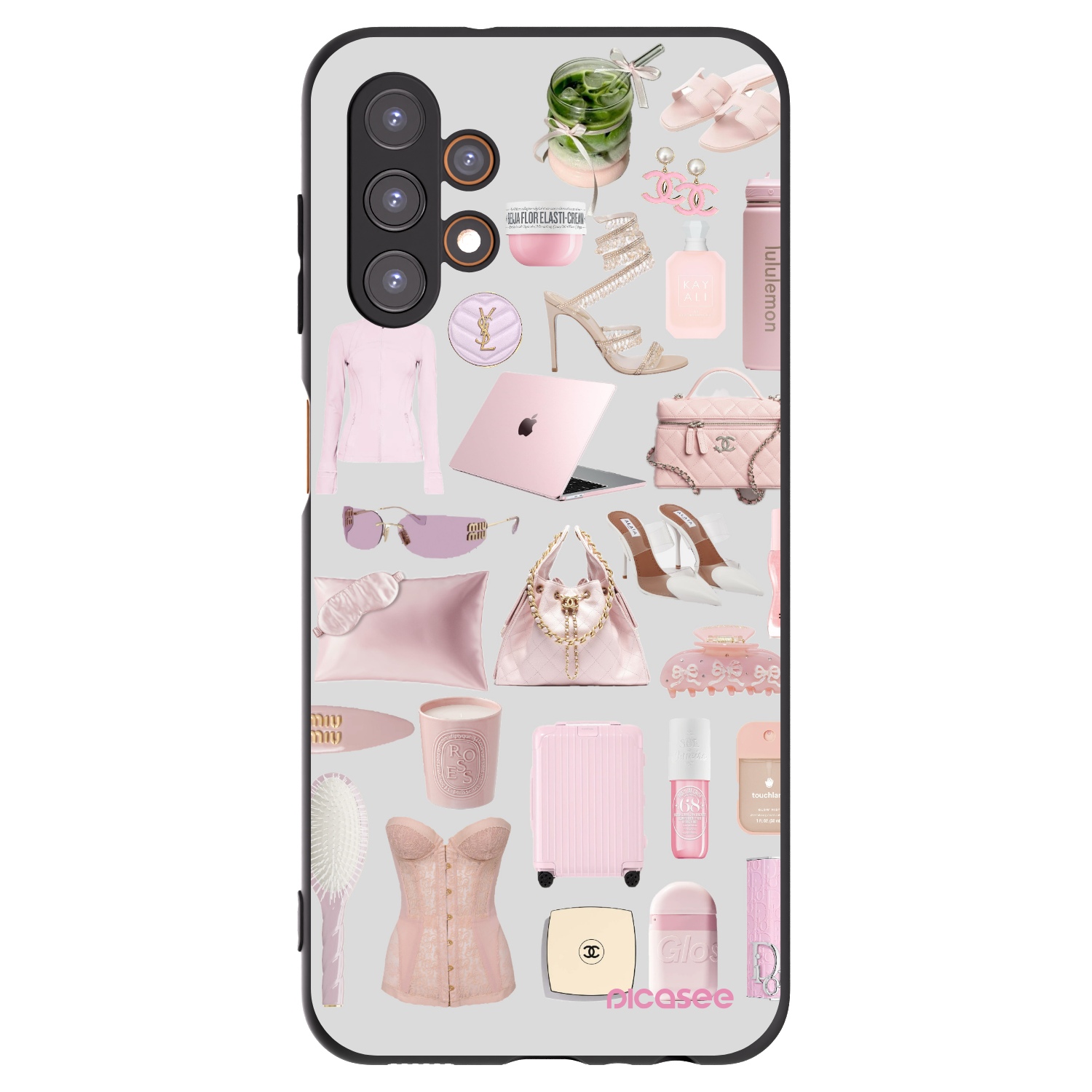 Picasee silikonowe czarne etui na Samsung Galaxy A13 4G A135 - Glam Babe