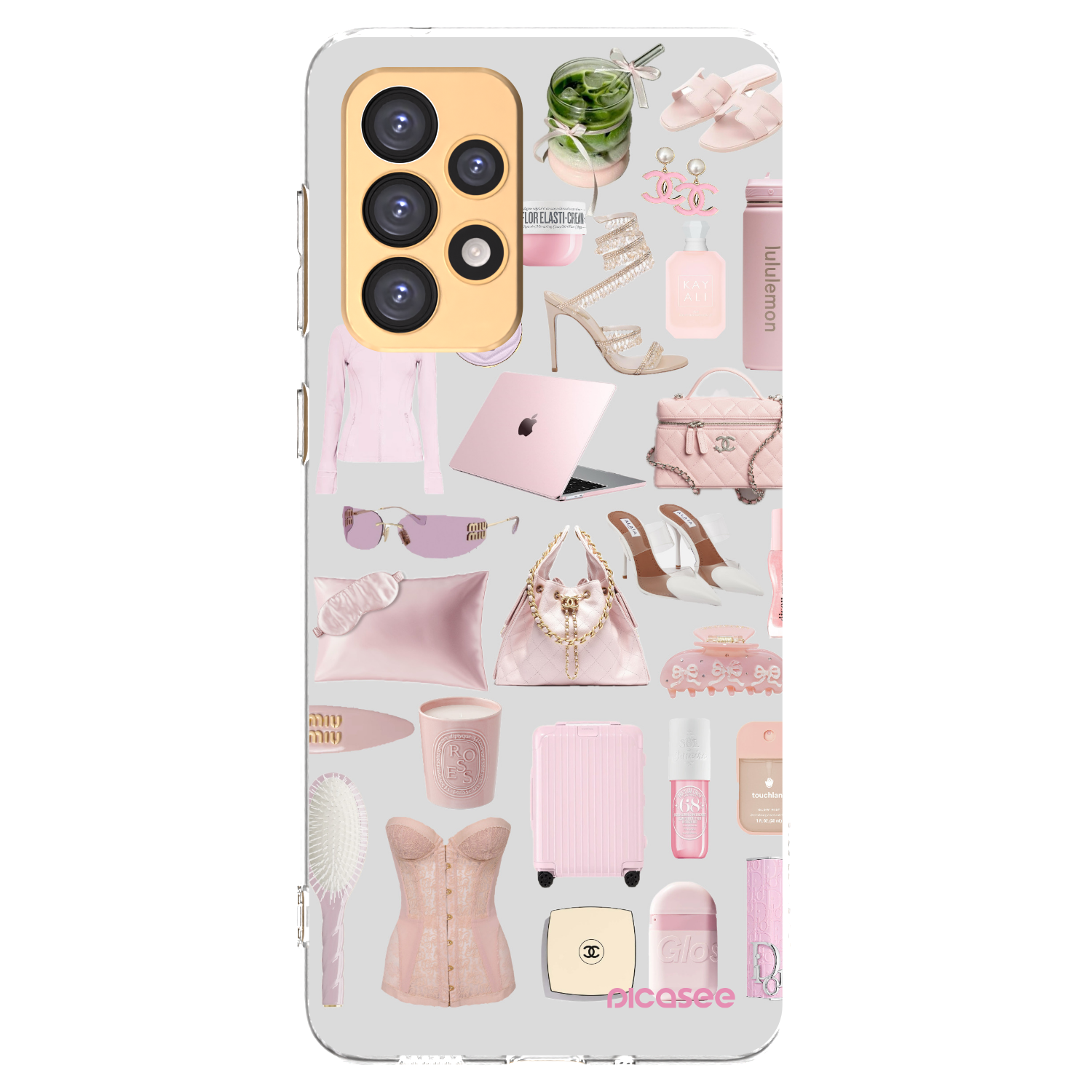 Picasee silikonowe przeźroczyste etui na Samsung Galaxy A33 5G A336 - Glam Babe