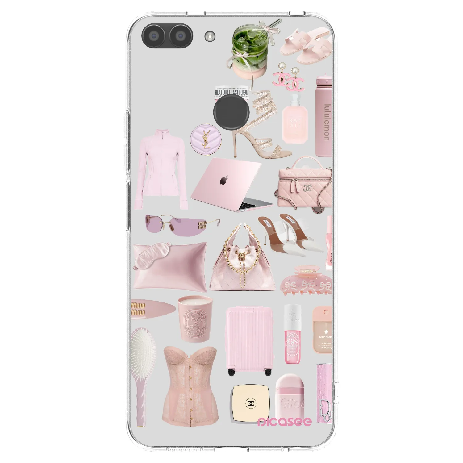 Picasee silikonowe przeźroczyste etui na Huawei P Smart - Glam Babe